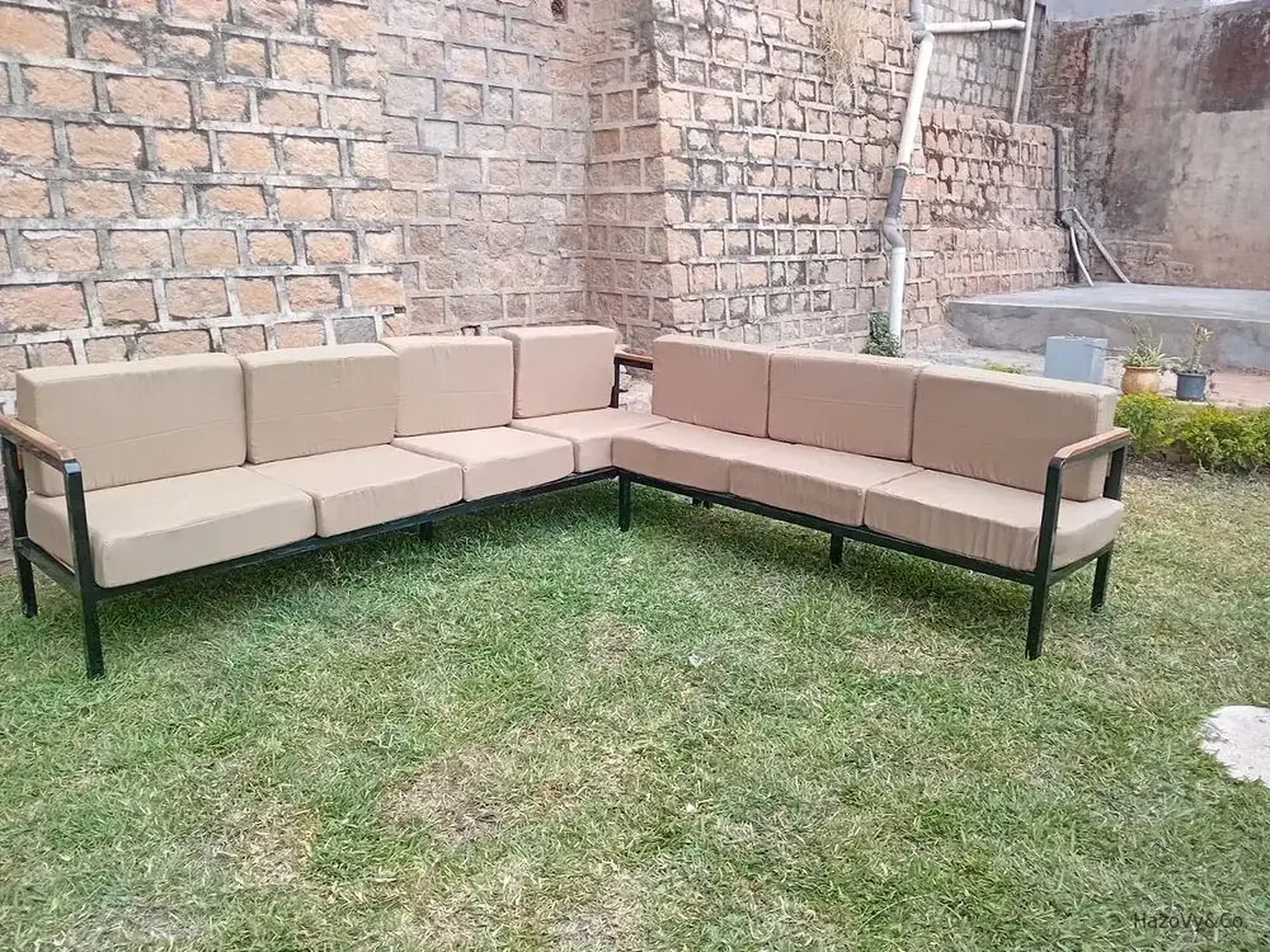 Canapé en métal & tissu, sur mesure — HazoVy&Co Antananarivo