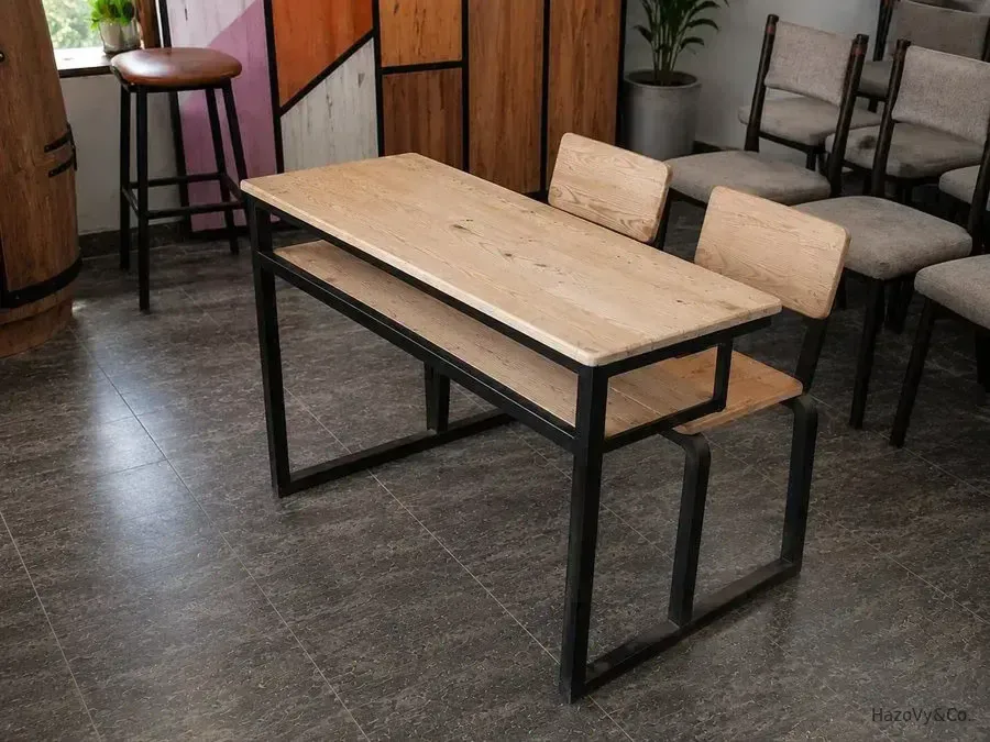Console en bois & métal, sur mesure — HazoVy&Co Antananarivo