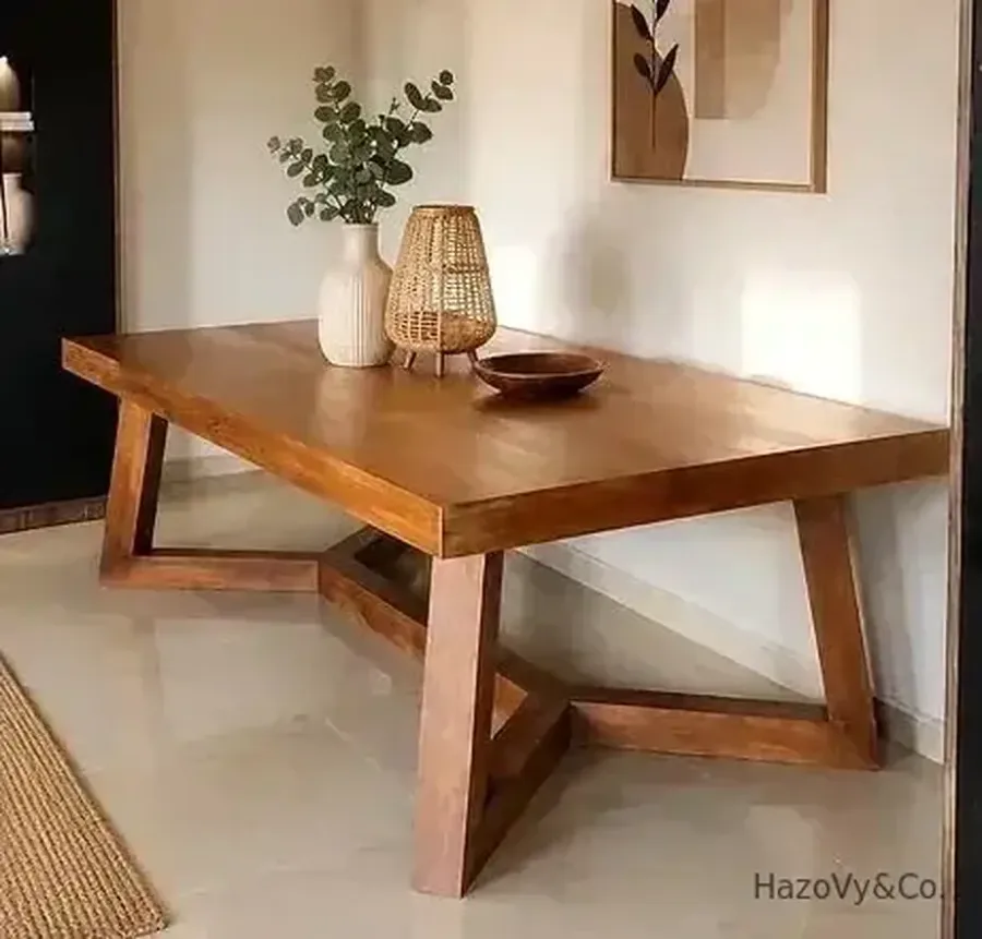 Table à manger en bois massif, sur mesure — HazoVy&Co Antananarivo